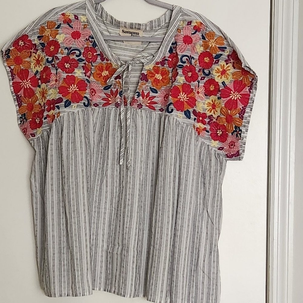 Savanna Jane Emroidered Top